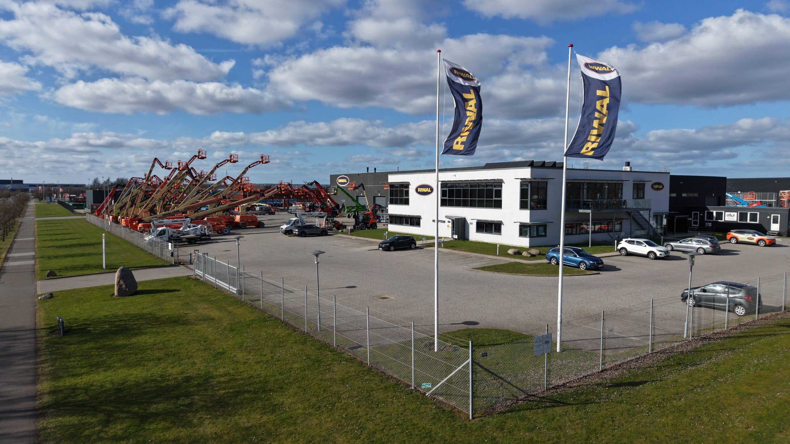 2D-ortofoto af Riwal-grunden 2D-ortofoto af Riwal-grunden fotograferet med drone